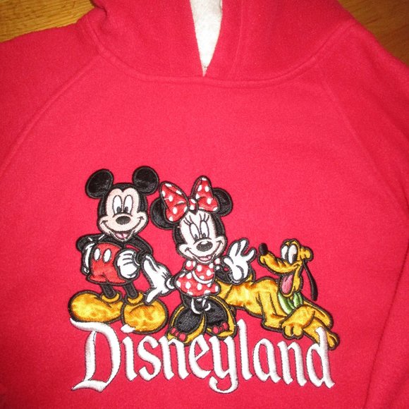 Disney Fleece Hoodie Size L 10/12 - Picture 5 of 5